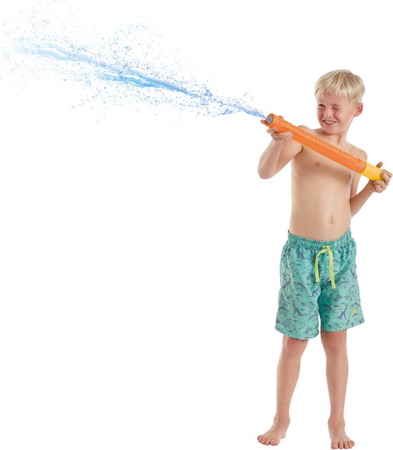 Set van 2 waterpistolen – bereik 10 meter – reservoir 1500 ml – waterspeelgoed – zwart/rood