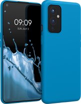 kwmobile telefoonhoesje geschikt voor OnePlus 9 (EU/NA Version) - Hoesje voor smartphone - Back cover in Caribisch blauw