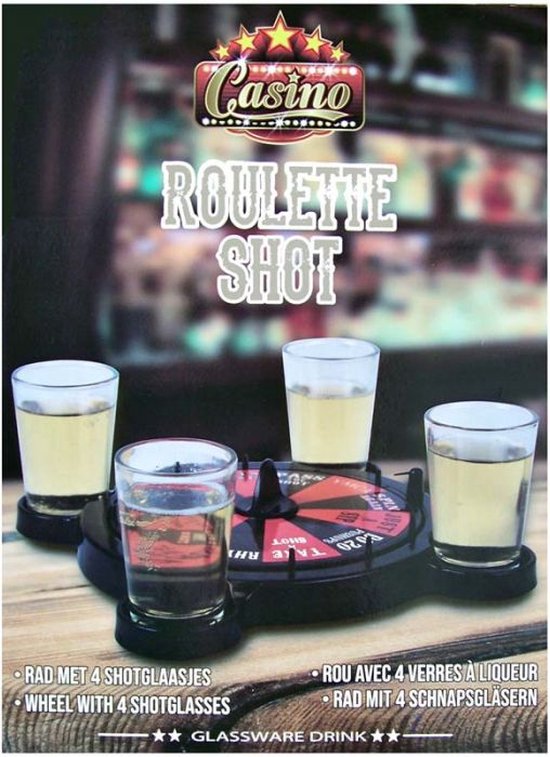 Thumbnail van een extra afbeelding van het spel Oneiro’s Luxe Roulette + 4 shots - Drinkspel - zomer – reizen – vliegtuig – spelletjes – spellen – reisspellen