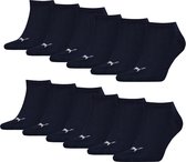 Chaussettes basses Plain 12-pack Bleu marine