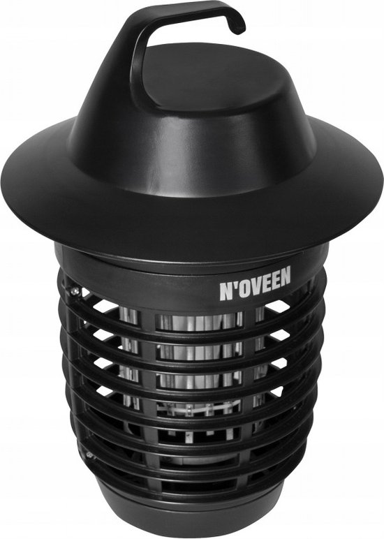 EMOS Insectenverdelger met 3,3 W uv-A led-buizen, 1,2 m lange voedingskabel (230 V), uv-muggenlamp om neer te zetten of op te hangen, elektrische vliegenval, geschikt voor binnen en terrassen