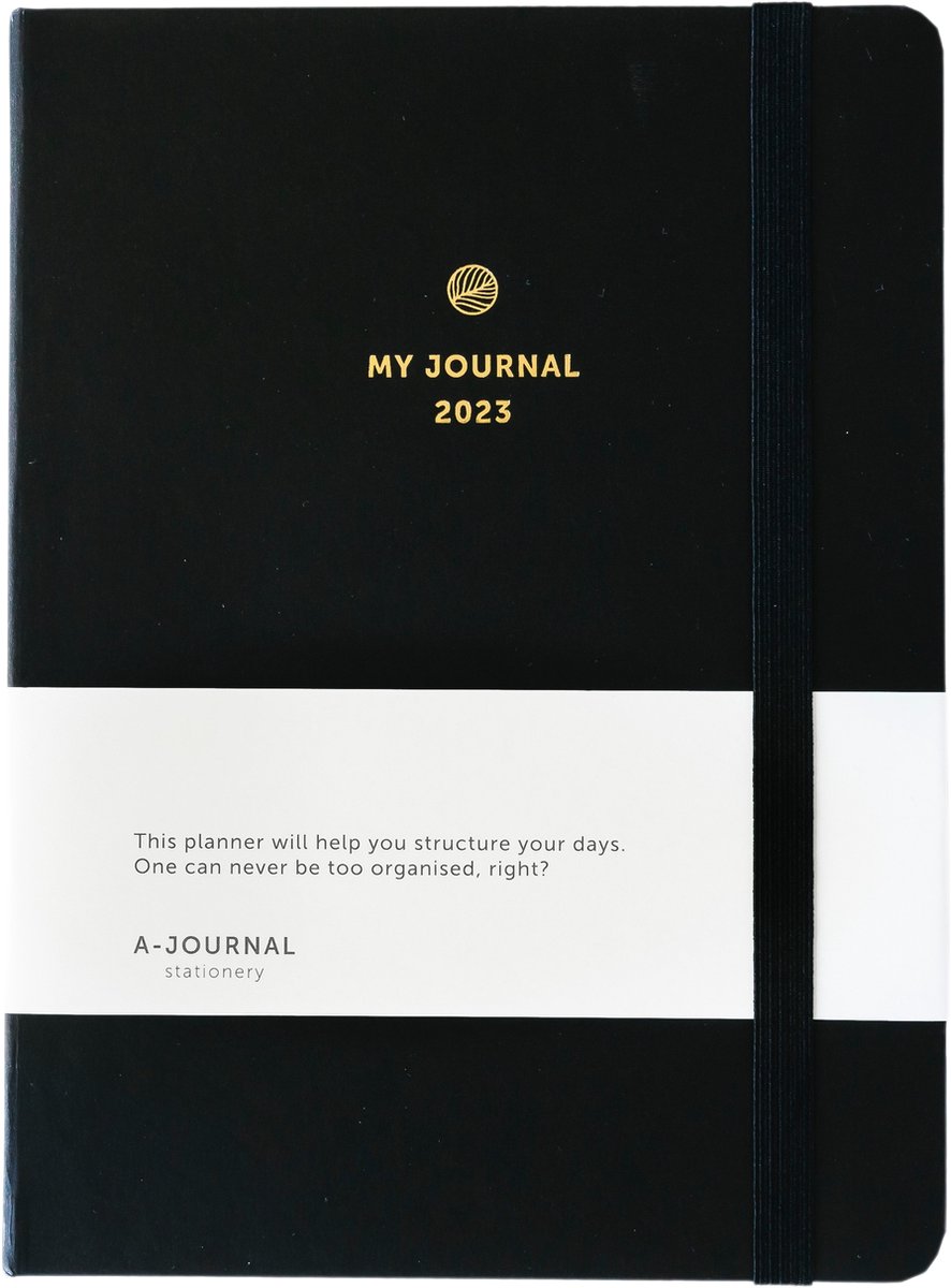 A-journal My Journal Agenda - 2023 - Zwart - A5