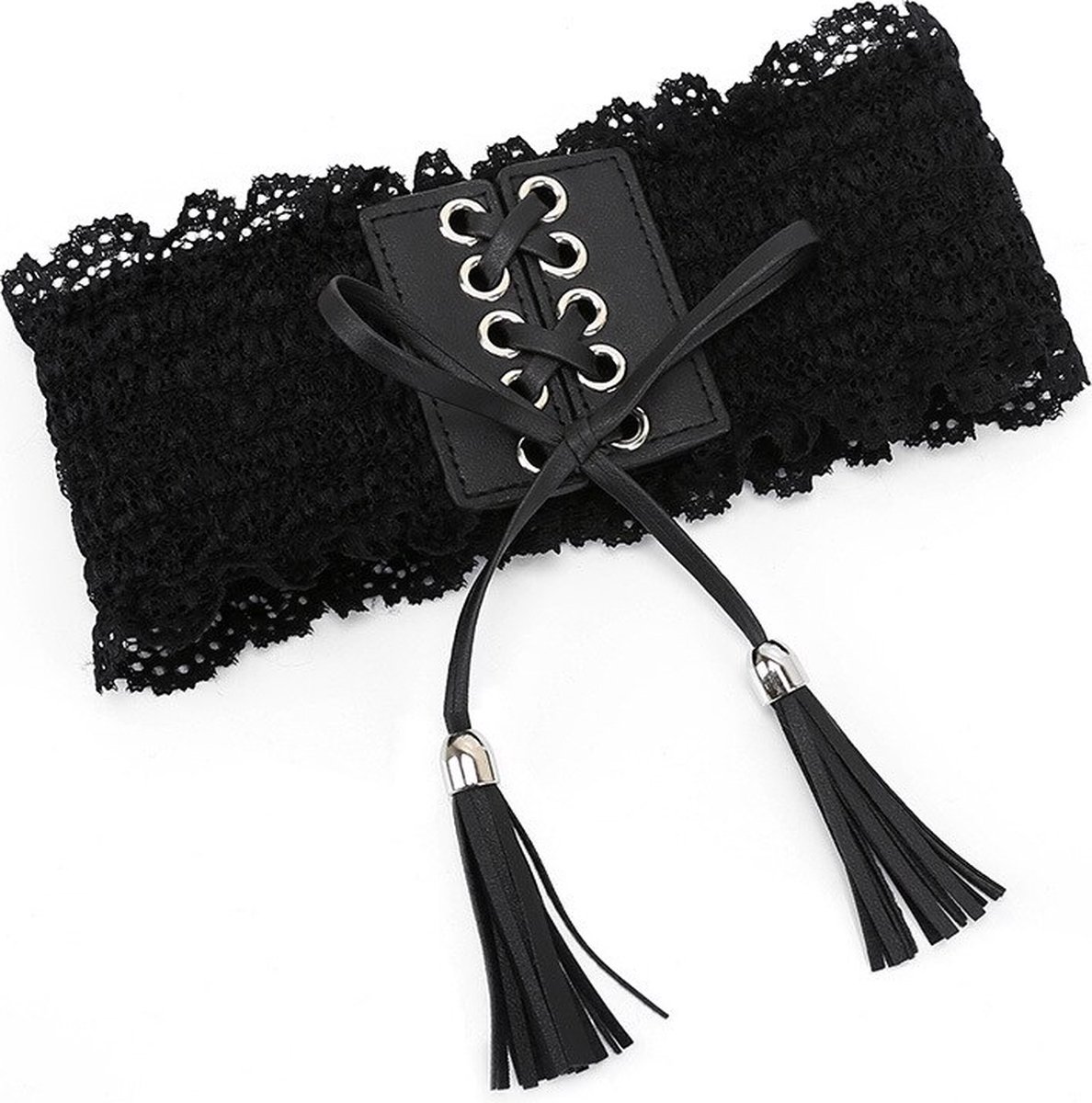 TRIWORKS Dameskorset, riem, veterkorset, elastisch korset, vetersluiting, brede band, wespie, taille, riem, vintage, Halloween, carnaval, cosplay kostuum, bruin, Passende Taille 27-30 TRIWORKS Dameskorset, riem, veterkorset, elastisch korset, vetersluiting, brede band, wespie, taille, riem, vintage, Halloween, carnaval, cosplay kostuum, bruin, Passende Taille 27-30