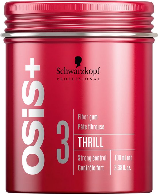 Schwarzkopf Professional - Thrill - fibrous structuring shiny rubber - Haarwax - 100ml