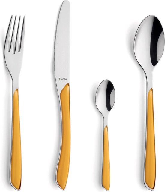 Amefa Eclat Yellow Mustard Mat 24 Pièces