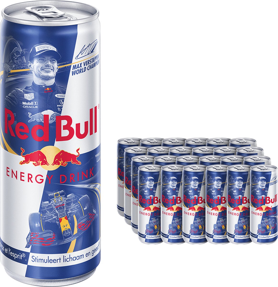 Red Bull Max Verstappen Edition - Energiedrank - 24 x 25 cl | bol.com
