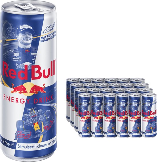 brud Panter religion Red Bull Max Verstappen Edition - Energiedrank - 24 x 25 cl | bol.com