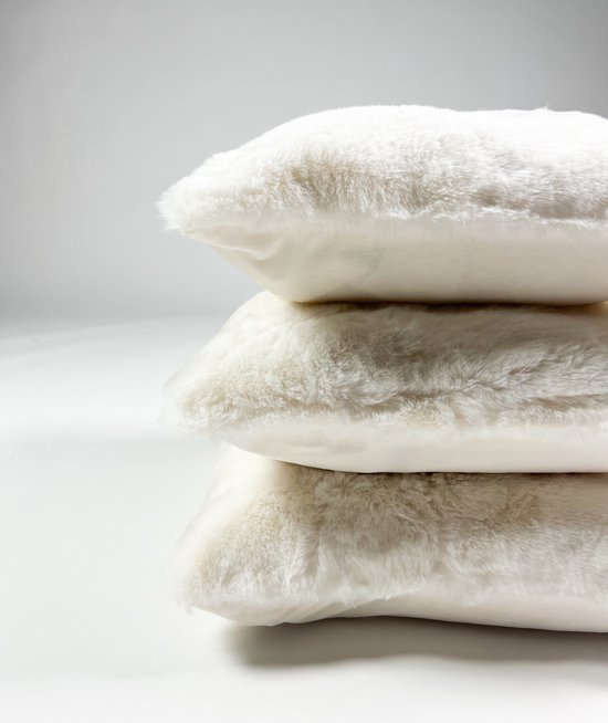 Dutch Décor ZAYA - Housse de coussin 45x45 cm - Snow White - Blanche