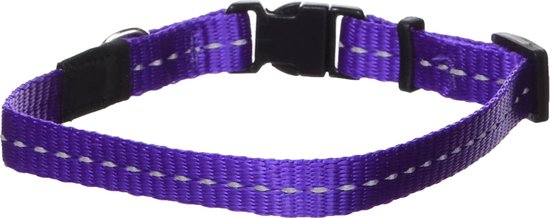 Rogz For Dogs Nitelife Halsband - Paars - 11 mm x 20-32 cm
