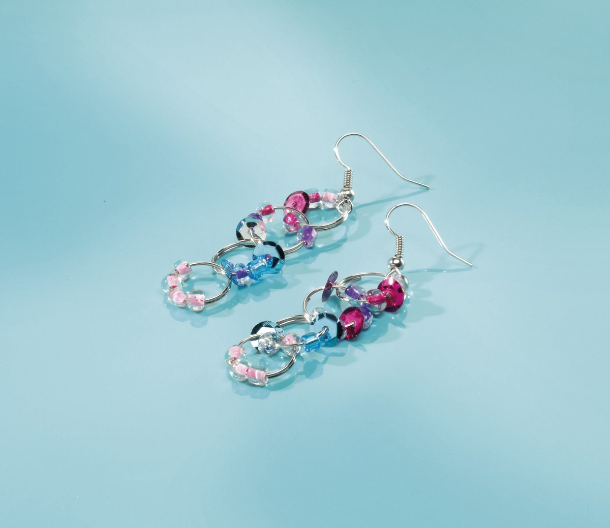 Totum Bling Rings armbandjes maken creatief speelgoed meisjes 1000+ kralen en ringetjes knutselen sieradenset - cadeautip — afbeelding 9