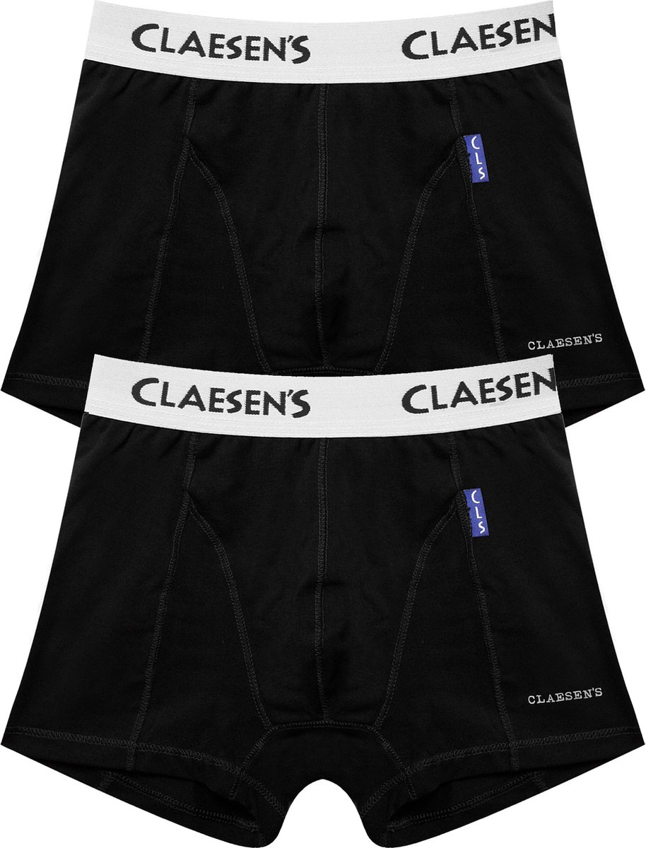 Claesen's® - Jongens Boxershort 2-Pack ZwartCL 208-Black-2