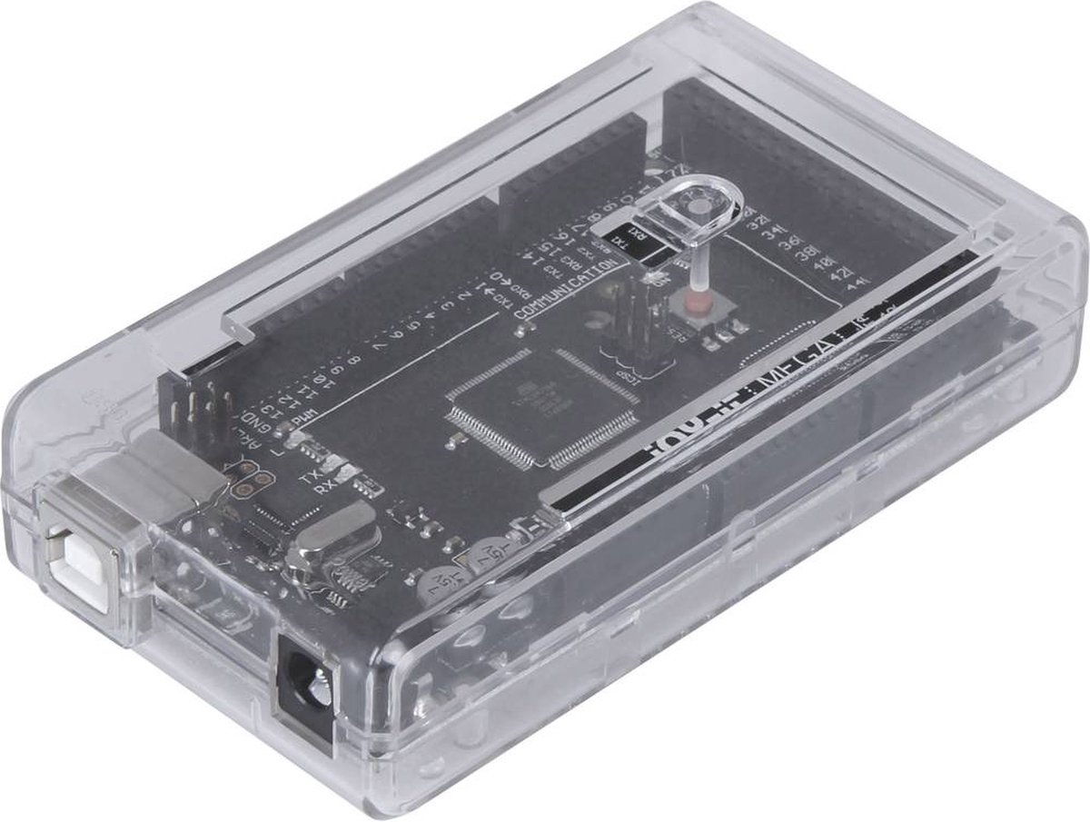 Joy-it ard-mega-case2 MC-behuizing Geschikt voor serie: Arduino Transparant