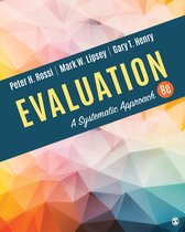 Samenvatting literatuur Methods & Techniques for evaluation research