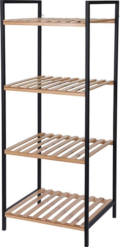 Relaxwonen - Étagères de salle de bain pour serviettes - 38cm x 32,5cm x 95cm