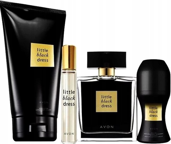 ♡ Avon ♡ COFFRET CADEAU 4 pièces - PETITE ROBE BLACK * EDP Parfum 50 ml +  Parfum 10 ml... | bol.com