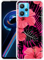Realme 9 Pro Hoesje Tropical Flowers - Designed by Cazy
