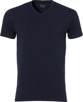 Jac Hensen T-shirt V-hals - Extra Lang - Blau - L