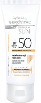 Suncare gezichtscrème SPF50 Golden tinted - 50 ml - Derma+ Huidverzorging Sun