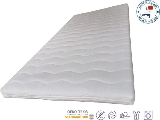 Surmatelas - Topper - Mousse confort SG40 - Sur mesure - 125x200 - 8 cm