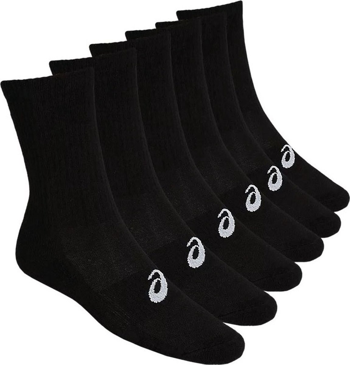 Asics - 6PPK Crew Sock - Zwarte Sportsokken-35 - 38 — cadeau in Cadeau-ideeën - foto 3