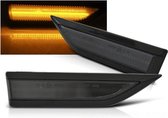 Dynamisch LED knipperlicht zijkant Black Smoke geschikt voor VW Caddy