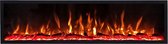 Valerio Fire Deluxe elektrische sfeerhaard 60 inch – 152cm | Vlammenbeeld uit 5 kleuren | 5 helderheidsniveaus | 4 Snelheidsniveaus