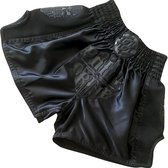 Pride or Die Muay Thai Shorts RECKLESS Full Black maat XL