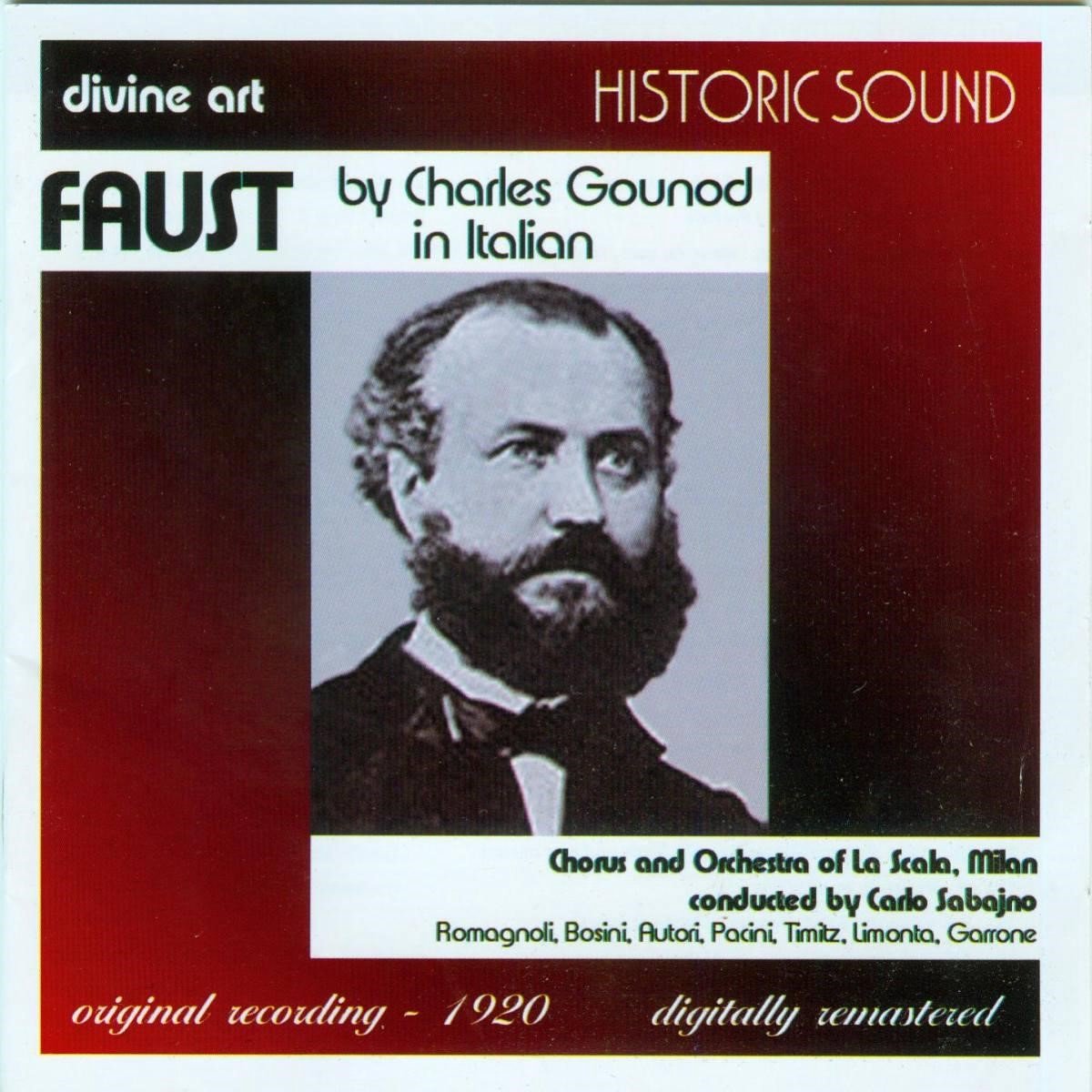 Chorus And Orchestra Of La Scala Milan, Carlo Sabajno - Gounod: Faust (2 CD)