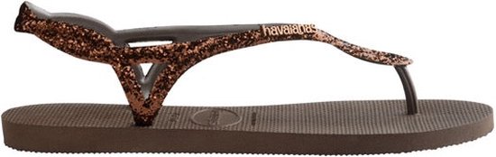 Havaianas Luna Premium Ii Dames Slippers - Donkerbruin - Maat 35/36