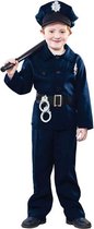 Witbaard Verkleedpak Politieagent Jongens Polyester Zwart Mt 7/9 Jaar