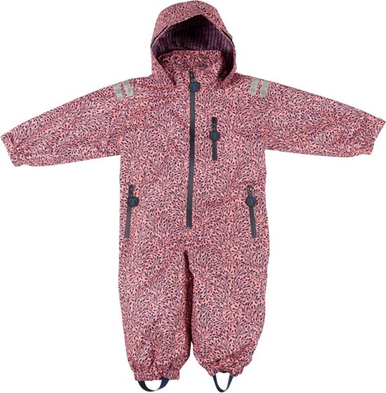 Combinaison de pluie rose / bleu foncé Pip de Ducksday 86/92