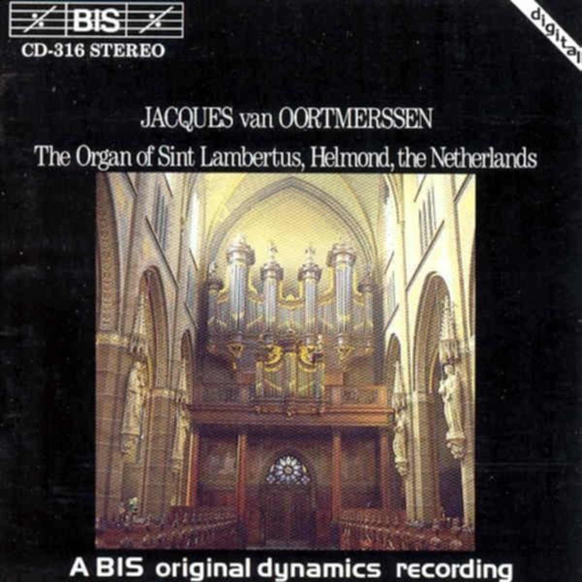 Jacques Van Oortmerssen - The Organ In The Church Of Sint Lam (CD)
