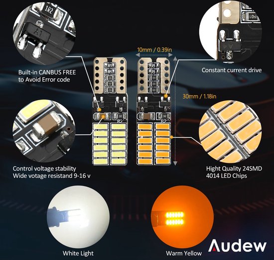 VISION W5W (T10) 12V 1x F10 LED-Glühlampe