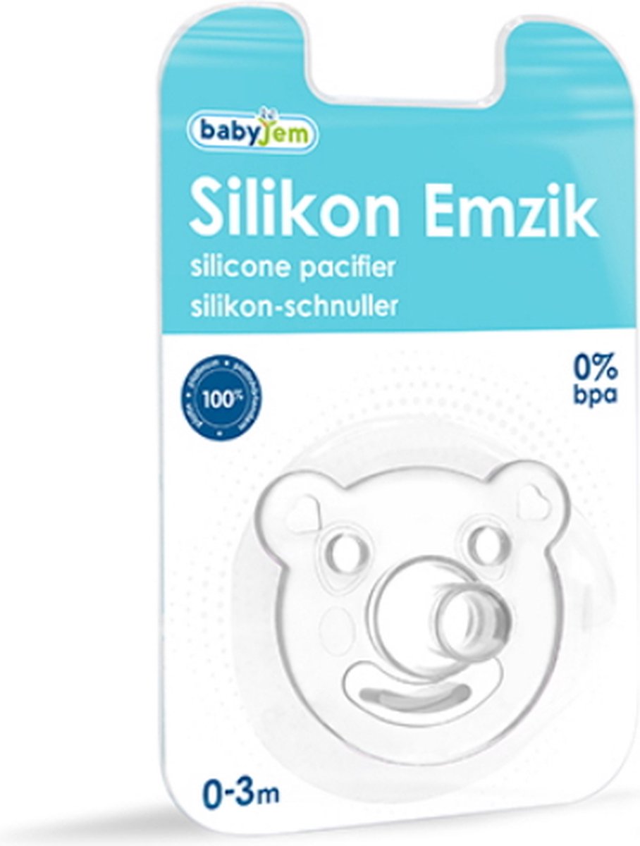 LUU Fopspeen 3-6 m - Babyfopspeen van medische siliconen, ondersteunt