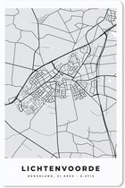 Muismat - Mousepad - Stadskaart - Plattegrond - Lichtenvoorde - Kaart - 40x60 cm - Muismatten
