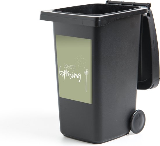 Container sticker Spreuken - Quotes - Keep exploring - 40x60 cm - Kliko ...