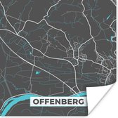 Poster Stadskaart – Offenburg – Duitsland – Plattegrond – Kaart - 75x75 cm