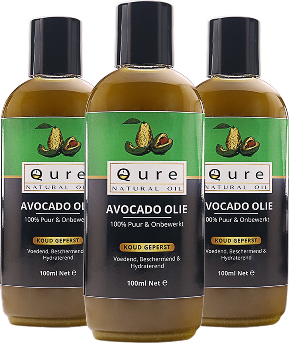 Avocado Olie 100ml 100 Puur & Onbewerkt Foodgrade Koudgeperst en