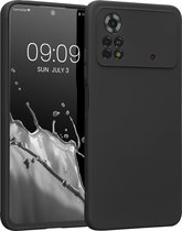 kwmobile telefoonhoesje geschikt voor Xiaomi Poco X4 Pro 5G - Hoesje voor smartphone - Precisie camera uitsnede - TPU back cover in mat zwart