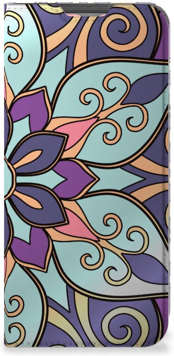 Samsung Galaxy A13 (4G) Smart Cover Purple Flower