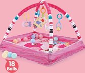 Easy Life Babygym - Speelkleed - Speeltapijt - Baby Speelgoed - Roze