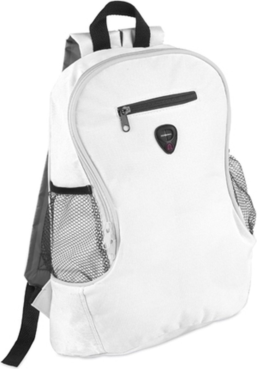 Voordelige backpack rugzak wit