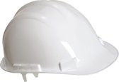 Set de 3x casques de sécurité / casques de chantier protection de la tête blanc réglable 55-62 cm