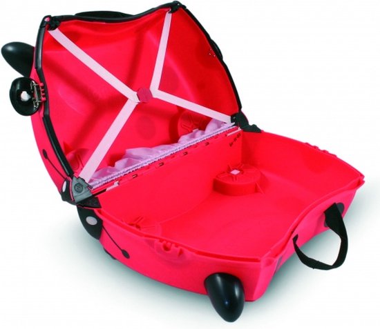 Trunki Ride-On Handbagage koffer 46 cm - Lieverheersbeestje Harley - Trunki