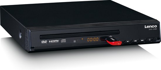 Lenco DVD-120BK - DVD speler met HDMI en Afstandsbediening - Zwart van Lenco — afbeelding 4