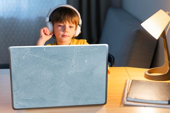 Autocollant pour ordinateur portable - 15,6 pouces - Vintage - Béton - Structure - 36x27,5 cm - Autocollants pour ordinateur portable - Peau pour ordinateur portable - Couverture