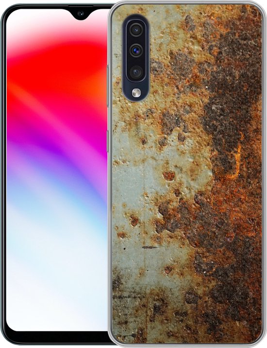 Coque Samsung Galaxy A30s - Tôle Acier - Ancien - Rouille - Siliconen Phone case
