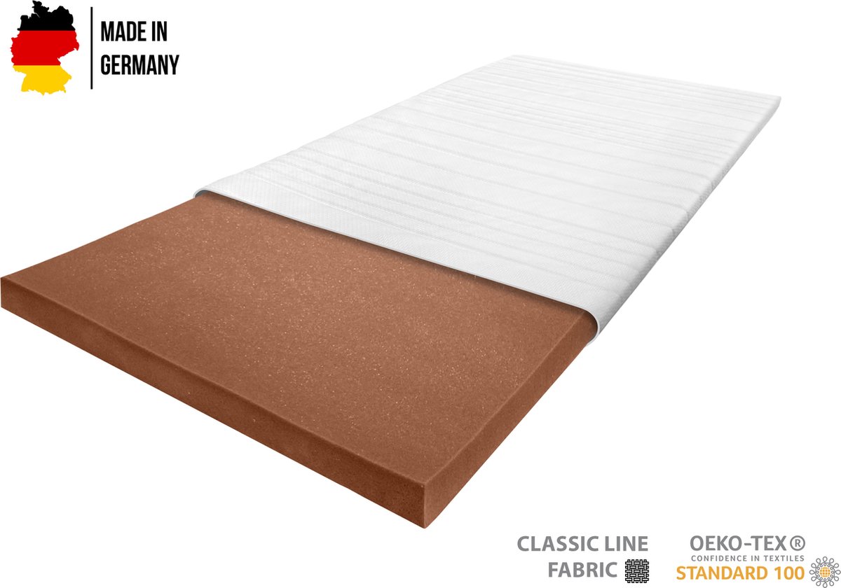 Boxspring Xpert Topper - Classic Topdekmatras - XDura Hybrideschuim Topper 90x220 - 8 cm dik