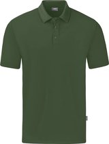 Jako Organic Polo Stretch Heren - Olijf | Maat: L