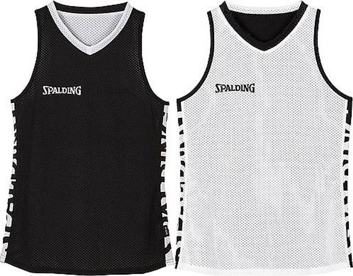 Spalding Essential 4Her Reversible Shirt Dames - Zwart / Wit | Maat: 40